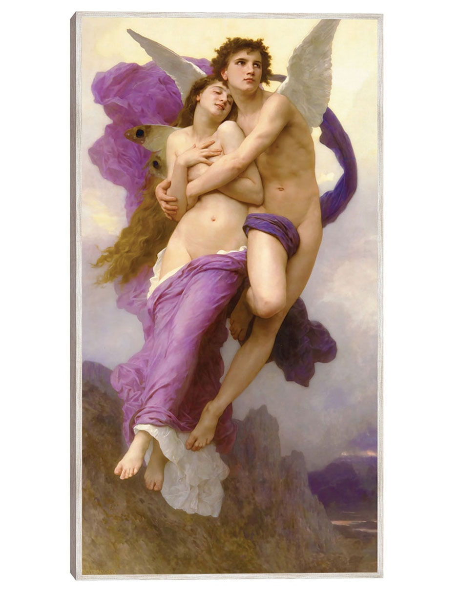 Cuadro decorativo El Rapto de Psique (1895) técnica mixta Ángeles 1