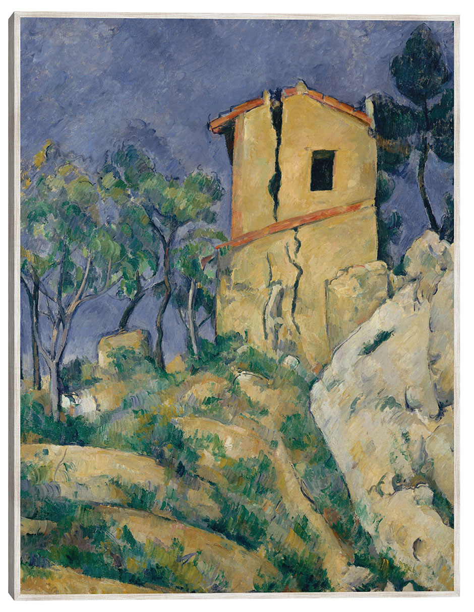 Cuadro decorativo La Casa de Las Paredes Agrietadas (1892-1894) técnica mixta Caminos