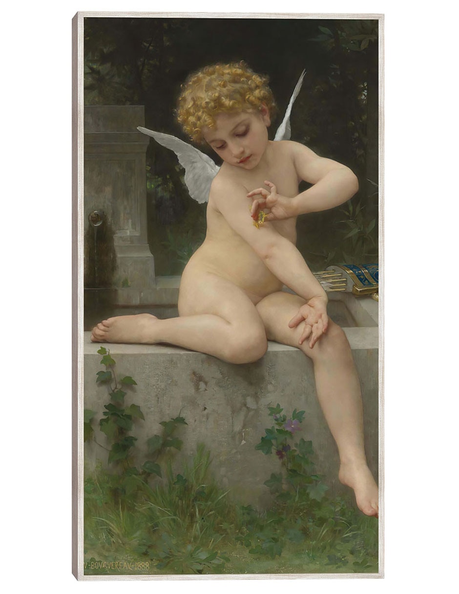 Cuadro decorativo Amor A La Mariposa (1888) técnica mixta Ángeles Cuadro decorativo Amor A La Mariposa (1888) técnica mixta Ángeles