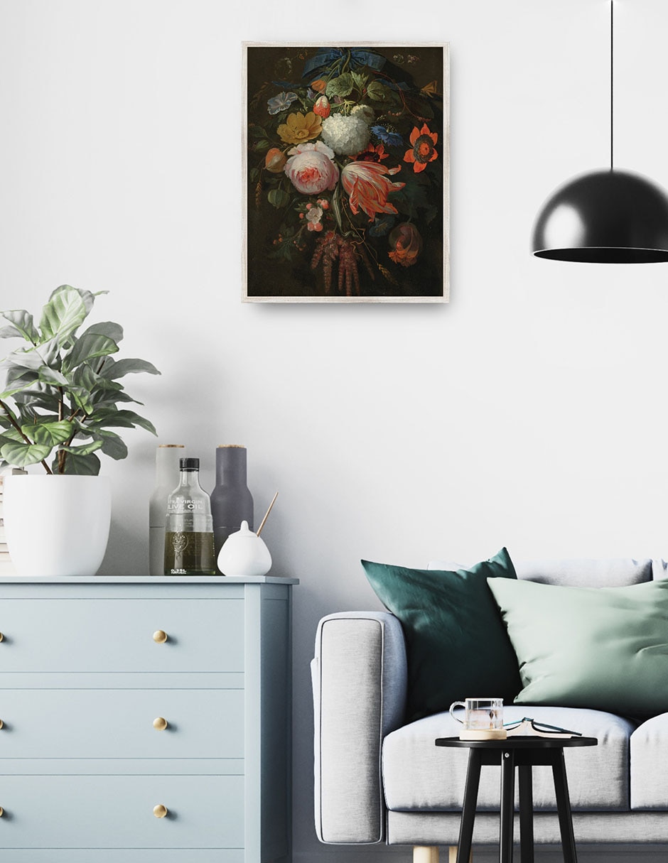 Cuadro decorativo Un Ramo de Flores Colgante técnica mixta Ramos 4