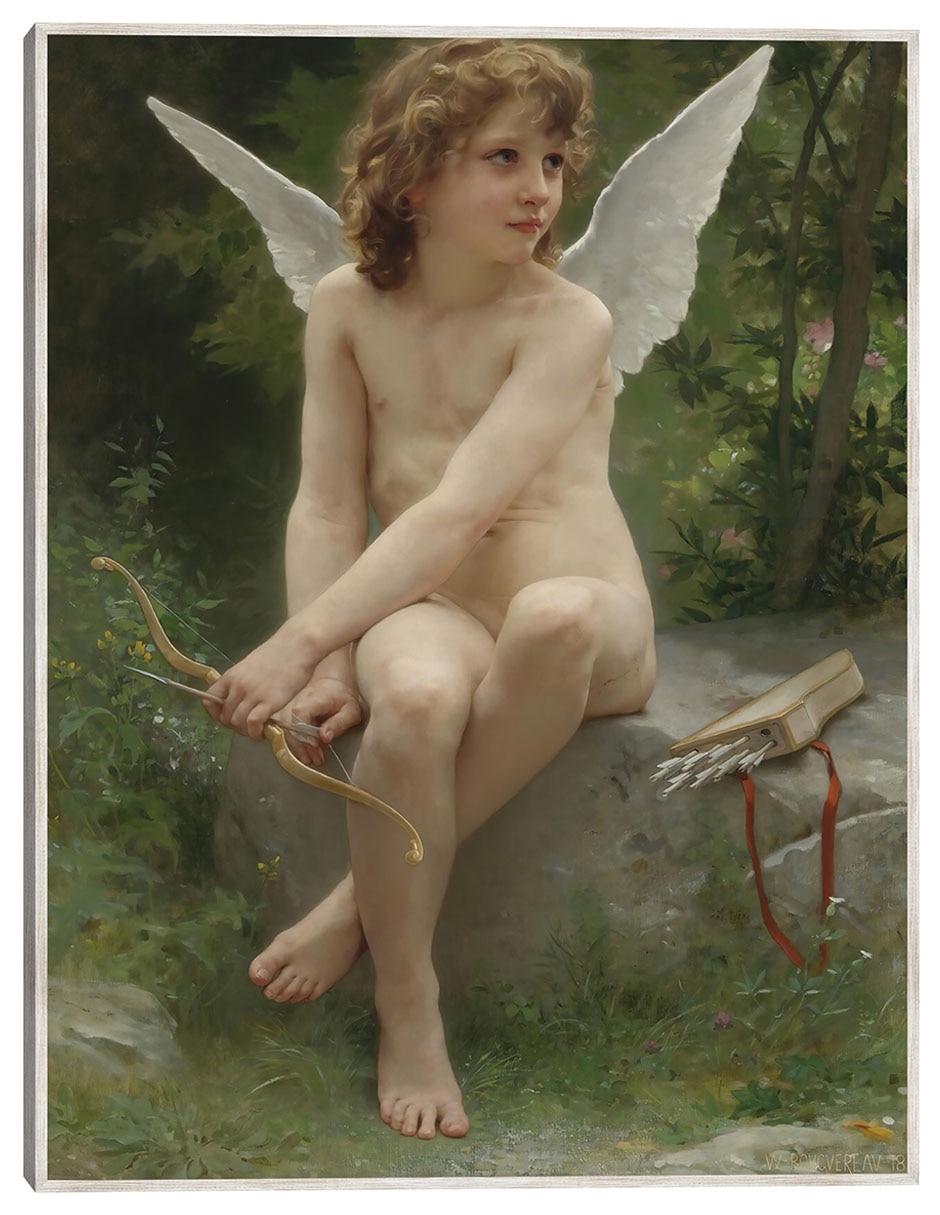 Cuadro decorativo Amor Al Acecho (1890) técnica mixta Ángeles Cuadro decorativo Amor Al Acecho (1890) técnica mixta Ángeles