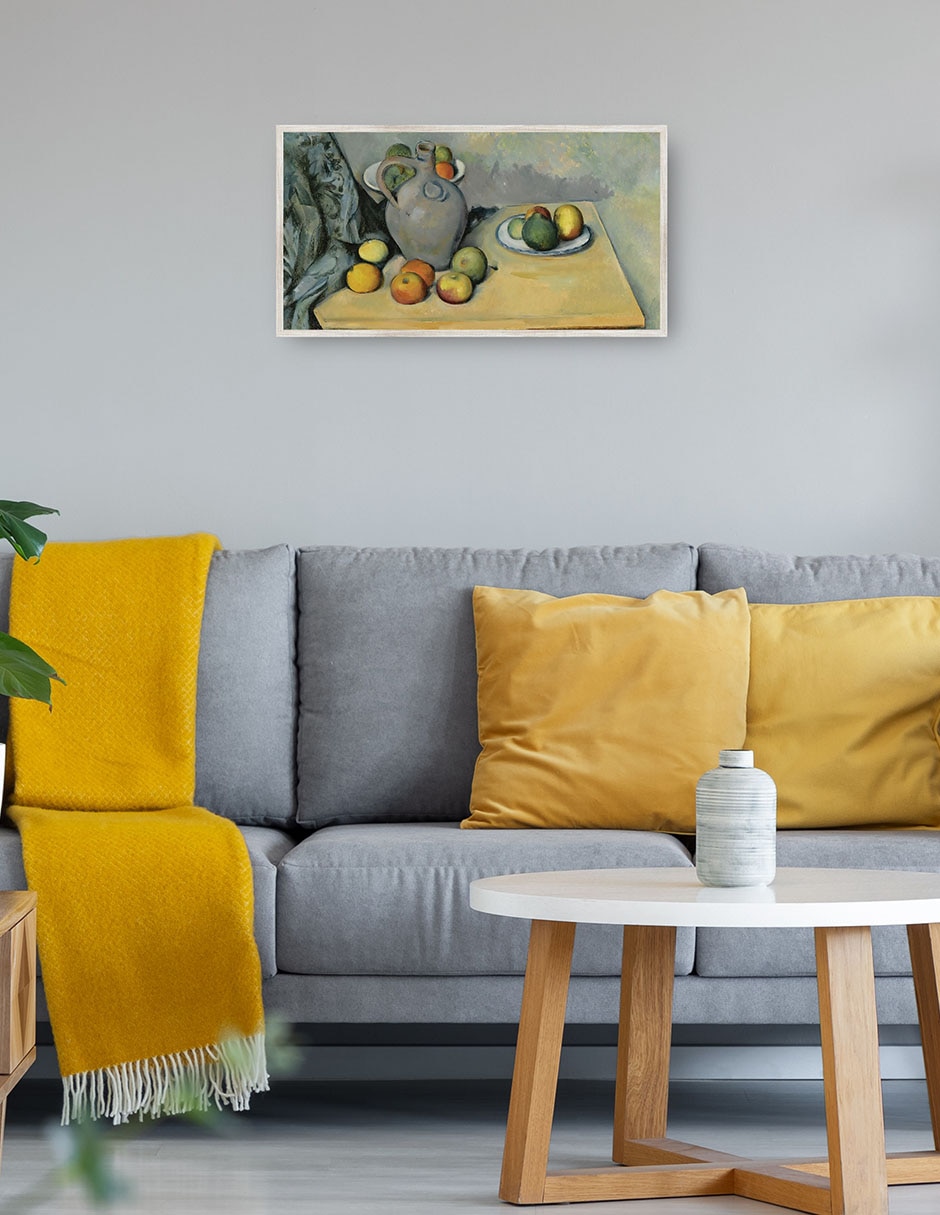 Cuadro decorativo Mesa Pichet Et Fruits Sur Une técnica mixta Cómida 4
