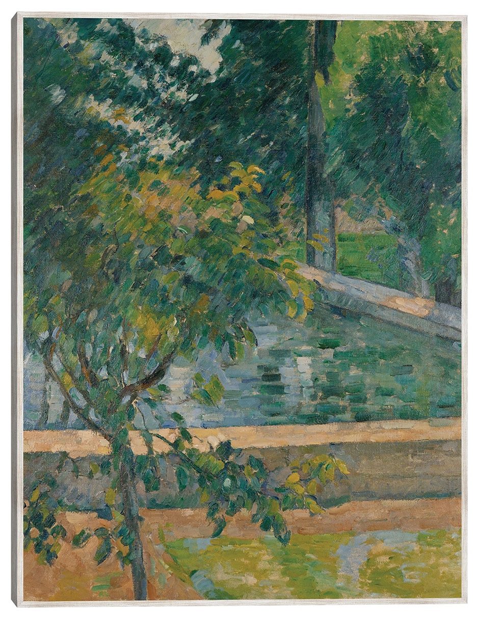 Cuadro decorativo La Piscina de Jas de Bouffan (Hacia 1878) técnica mixta Lagos Cuadro decorativo La Piscina de Jas de Bouffan (Hacia 1878) técnica mixta Lagos