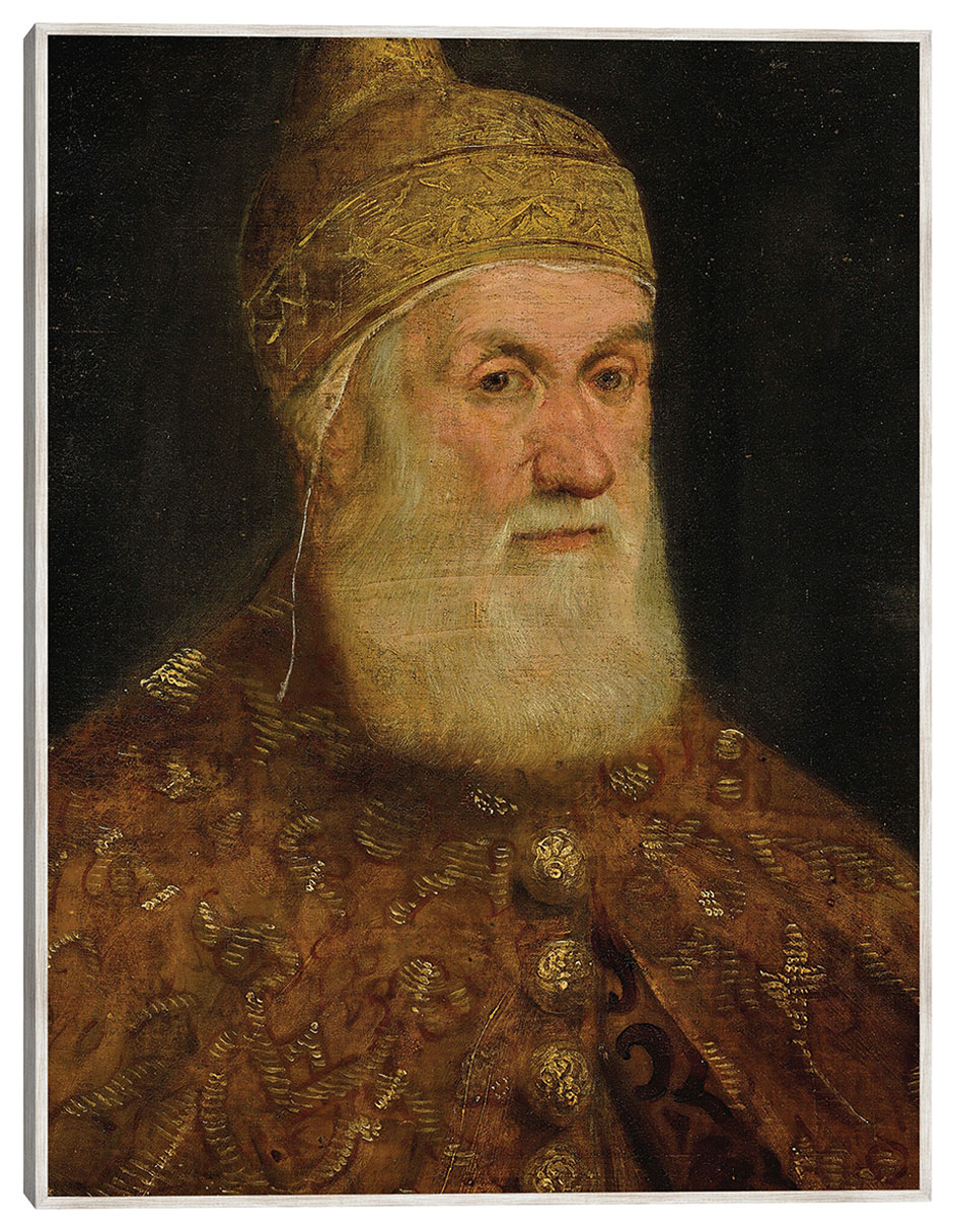 Cuadro decorativo Retrato Del Dux Girolamo Priuli técnica mixta Retratos
