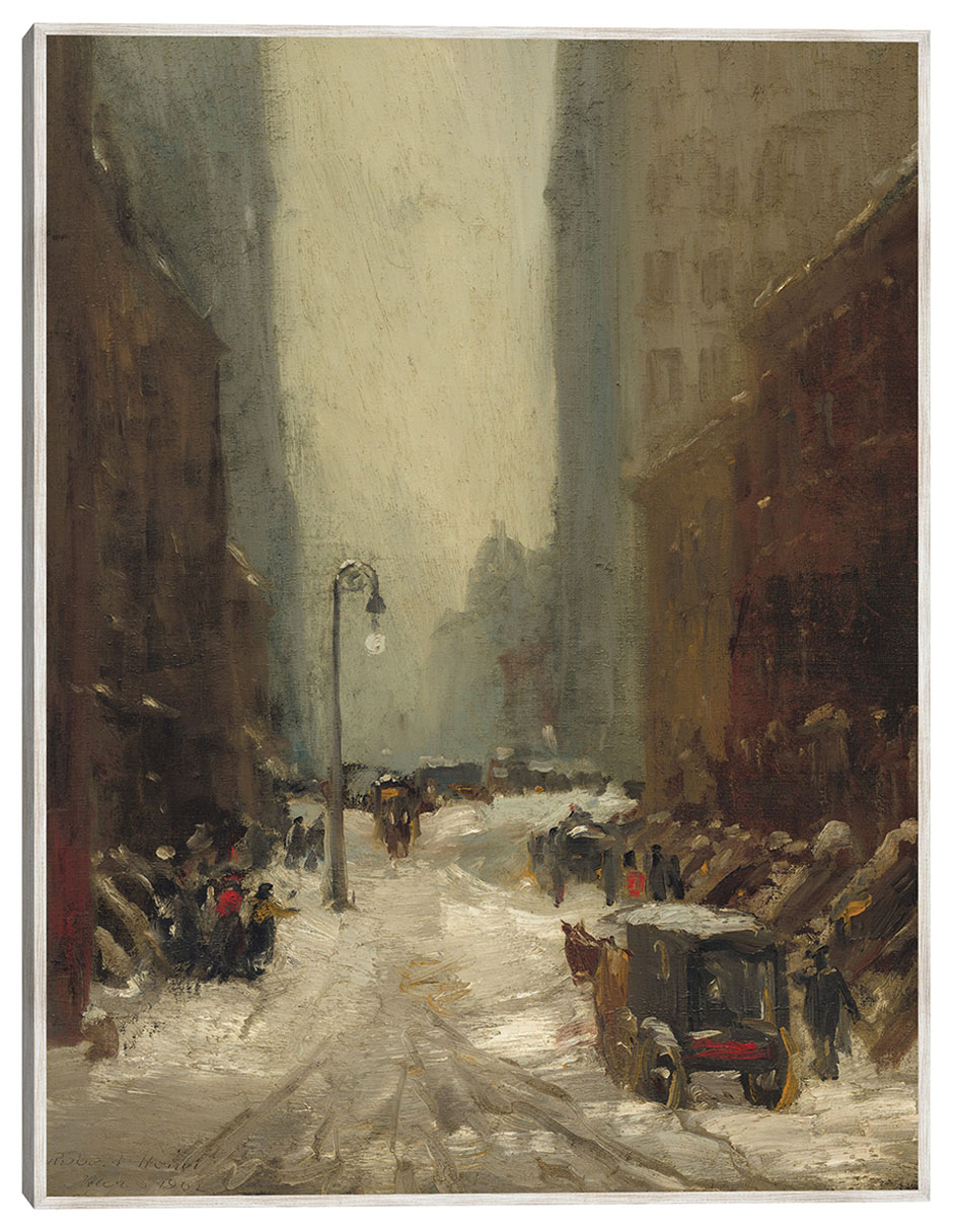 Cuadro decorativo Nieve En Nueva York, 1902 técnica mixta Arquitectura Cuadro decorativo Nieve En Nueva York, 1902 técnica mixta Arquitectura
