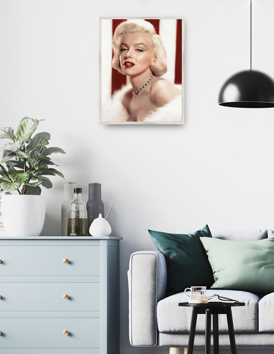 Cuadro decorativo Marilyn Monroe, Revista Photoplay, 1953 técnica mixta Gente 4