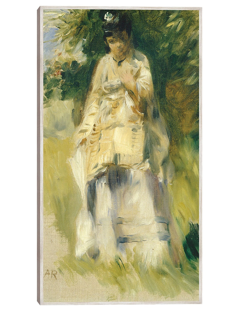 Cuadro decorativo Mujer De Pie Junto A Un Árbol técnica mixta Retratos 1