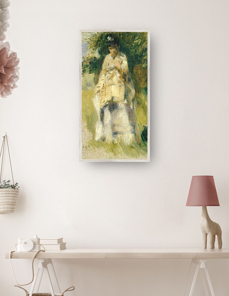 Cuadro decorativo Mujer De Pie Junto A Un Árbol técnica mixta Retratos 4
