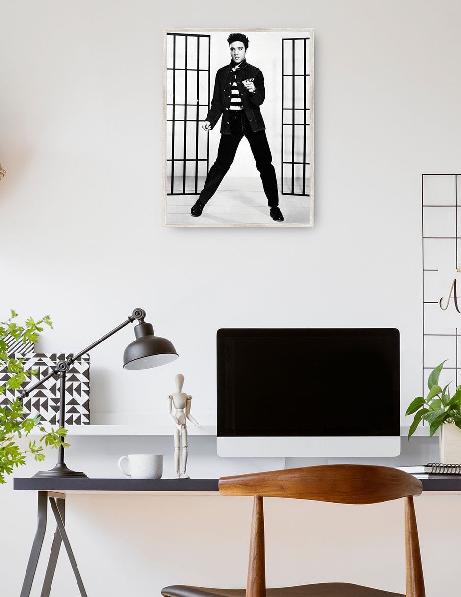 Cuadro decorativo Elvis Presley En Jailhouse Rock técnica mixta Música 4