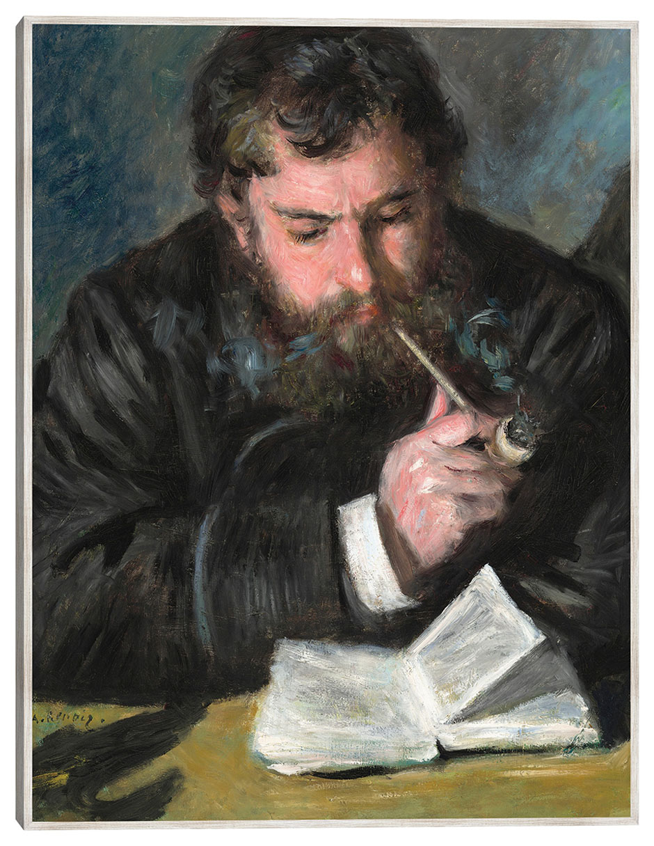 Cuadro decorativo Claude Monet técnica mixta Retratos