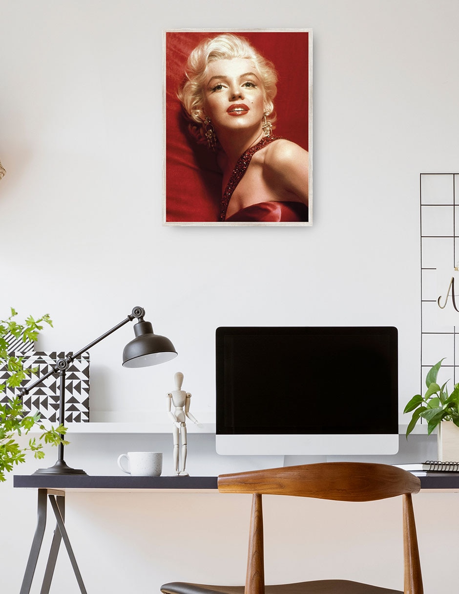 Cuadro decorativo Marilyn Monroe, Cómo Casarse Con Un Millonario técnica mixta Gente 4