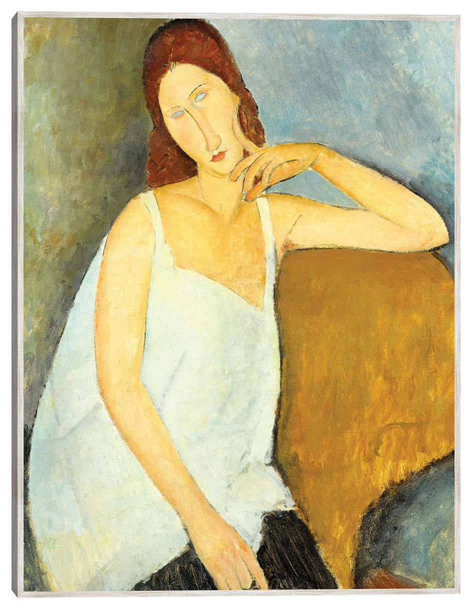 Cuadro decorativo Jeanne Hébuterne (1898-1920) Arte Mural técnica mixta Retratos Cuadro decorativo Jeanne Hébuterne (1898-1920) Arte Mural técnica mixta Retratos