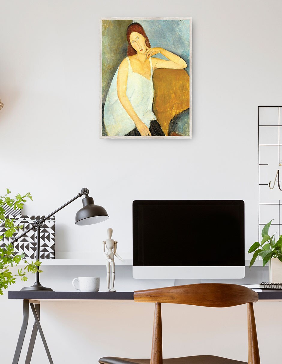 Cuadro decorativo Jeanne Hébuterne (1898-1920) Arte Mural técnica mixta Retratos 4