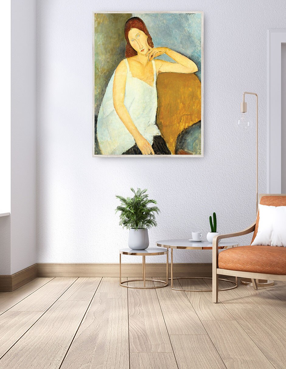 Cuadro decorativo Jeanne Hébuterne (1898-1920) Arte Mural técnica mixta Retratos