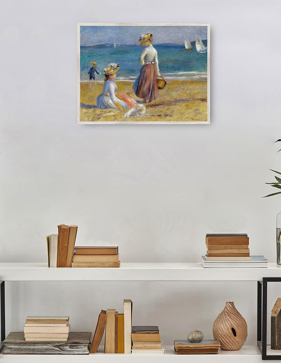 Cuadro decorativo Figuras En La Playa (1890) técnica mixta Playas 4