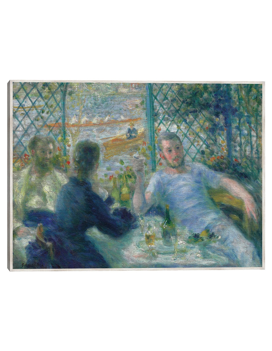 Cuadro decorativo Almuerzo En El Restaurante Fournaise (El Almuerzo De Los Remeros) (1875) técnica mixta Café Cuadro decorativo Almuerzo En El Restaurante Fournaise (El Almuerzo De Los Remeros) (1875) técnica mixta Café