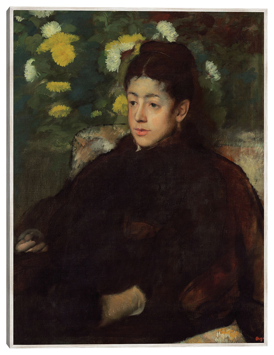 Cuadro decorativo Señorita Malot técnica mixta Retratos Cuadro decorativo Señorita Malot técnica mixta Retratos