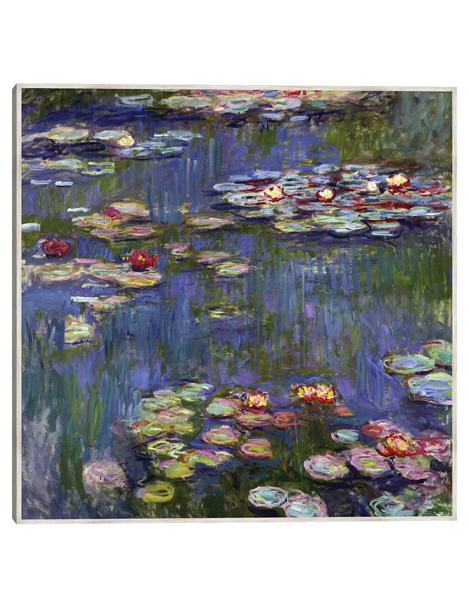 Cuadro decorativo Lirios De Agua 1916 técnica mixta Lagos