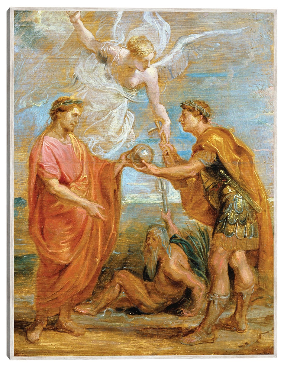 Cuadro decorativo Constancio Nombra A Constantino Como Su Sucesor (1622) técnica mixta Figuras Celestiales Cuadro decorativo Constancio Nombra A Constantino Como Su Sucesor (1622) técnica mixta Figuras Celestiales