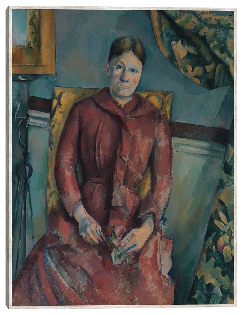 Cuadro decorativo Señora Cézanne técnica mixta Retratos Cuadro decorativo Señora Cézanne técnica mixta Retratos