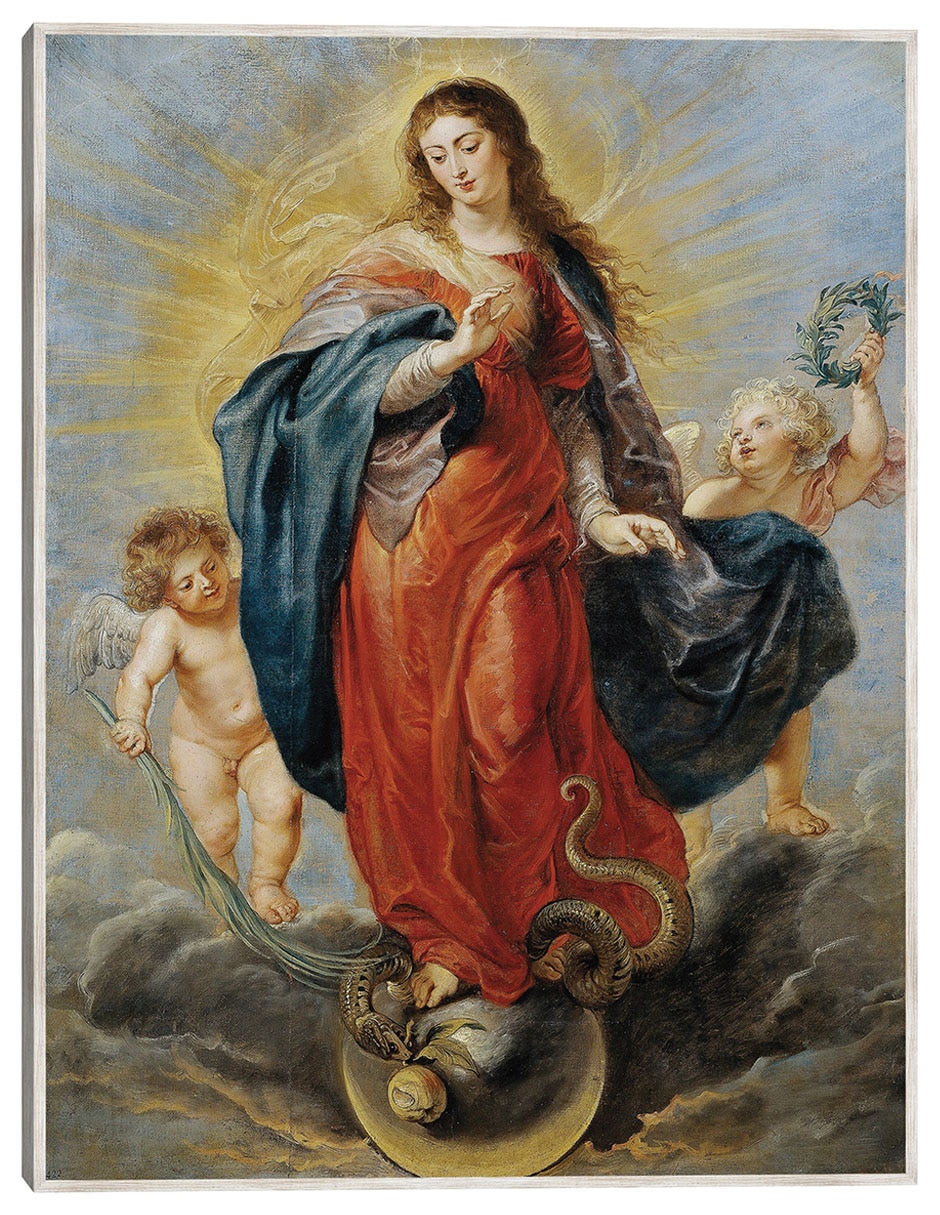 Cuadro decorativo Inmaculada Concepción (1628-1629) técnica mixta Figuras Celestiales Cuadro decorativo Inmaculada Concepción (1628-1629) técnica mixta Figuras Celestiales