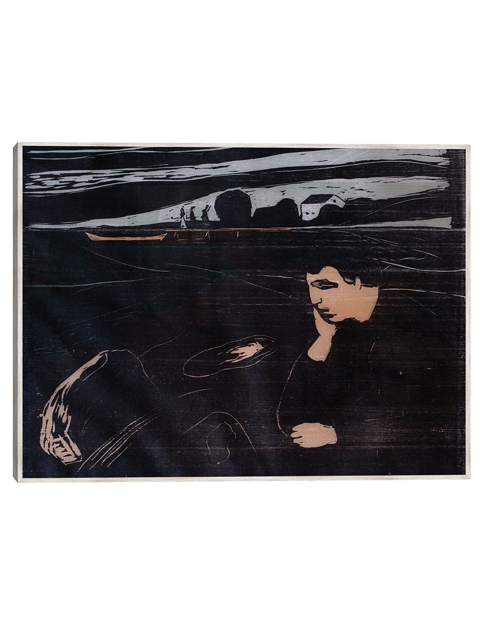 Cuadro decorativo Tarde (Melancolía Iii) (1902) técnica mixta Siluetas Cuadro decorativo Tarde (Melancolía Iii) (1902) técnica mixta Siluetas