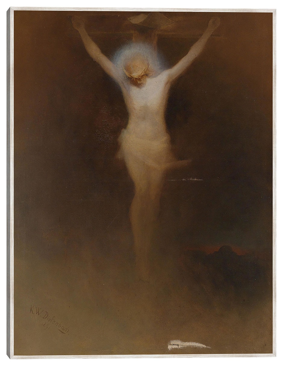 Cuadro decorativo Cristo En La Cruz (1891) técnica mixta Figuras Celestiales Cuadro decorativo Cristo En La Cruz (1891) técnica mixta Figuras Celestiales