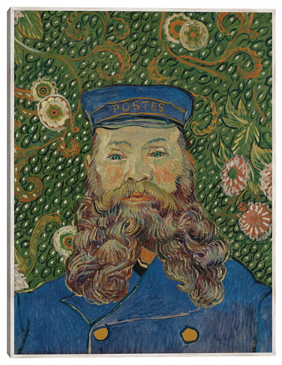 Cuadro decorativo Retrato De José Roulin (1889) técnica mixta Retratos Cuadro decorativo Retrato De José Roulin (1889) técnica mixta Retratos