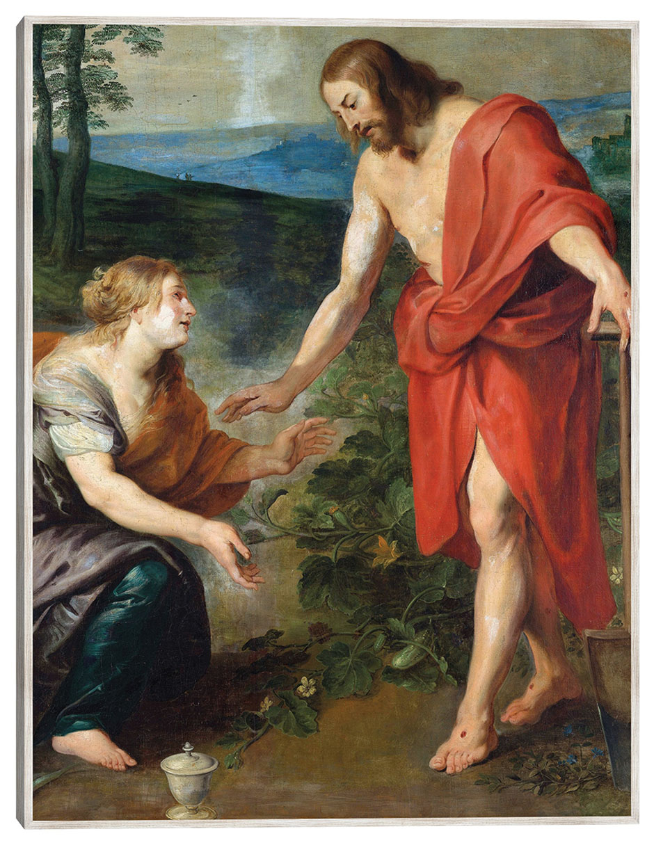 Cuadro decorativo Cristo Se Aparece A María Magdalena (1610 - 1690) técnica mixta Figuras Celestiales Cuadro decorativo Cristo Se Aparece A María Magdalena (1610 - 1690) técnica mixta Figuras Celestiales