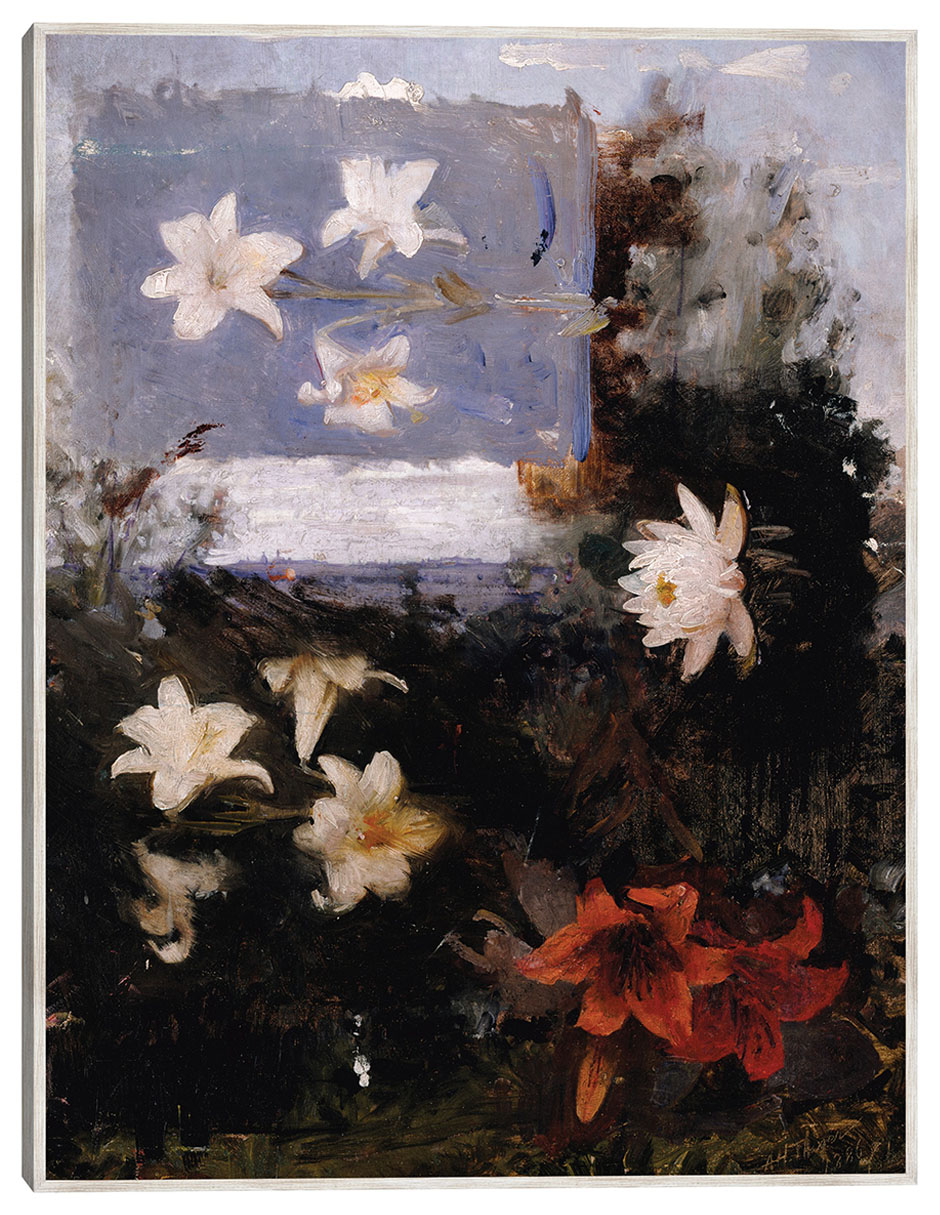 Cuadro decorativo Estudios Florales (Hacia 1886) técnica mixta Floración Cuadro decorativo Estudios Florales (Hacia 1886) técnica mixta Floración
