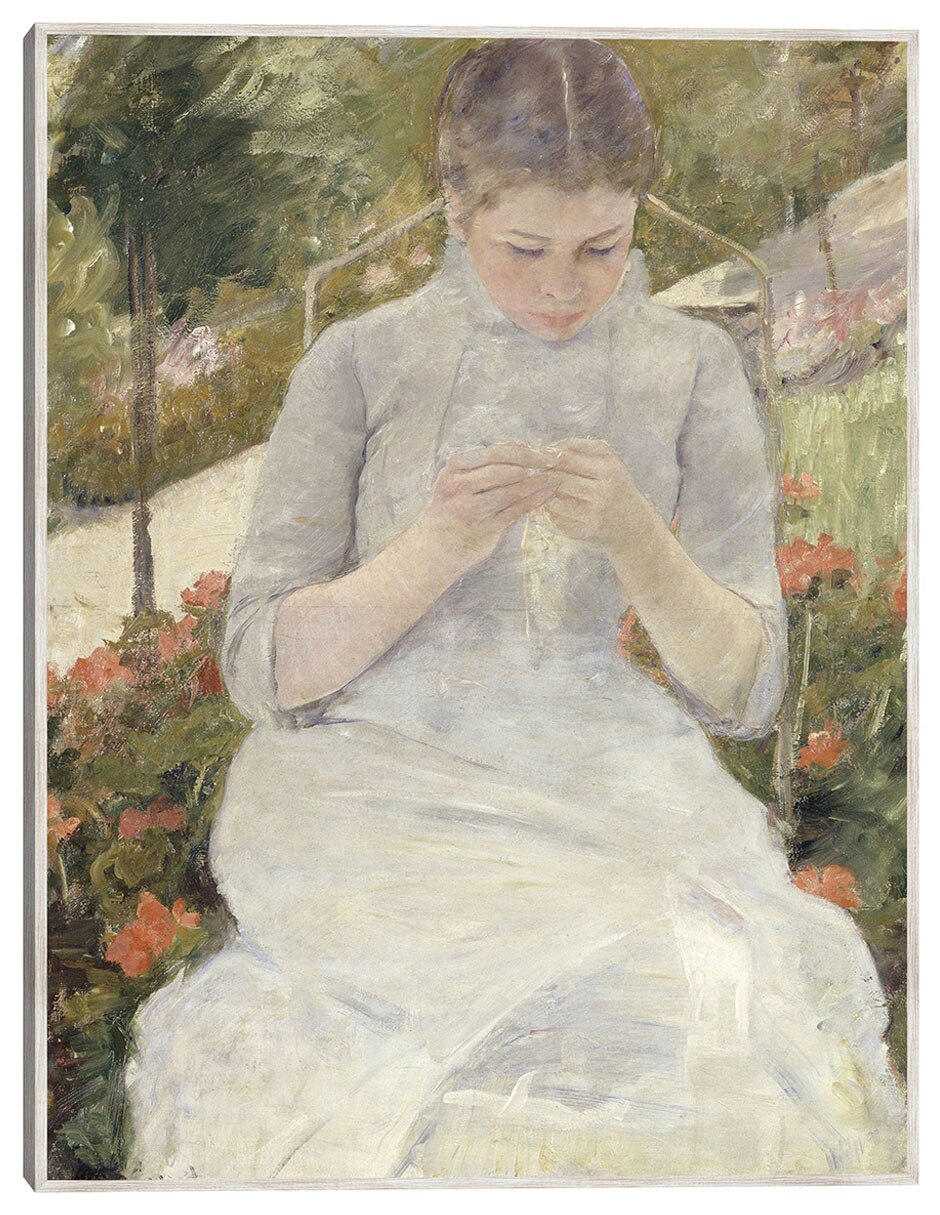 Cuadro decorativo La Muchacha Del Jardín (Entre 1880 y 1882) técnica mixta Retratos Cuadro decorativo La Muchacha Del Jardín (Entre 1880 y 1882) técnica mixta Retratos