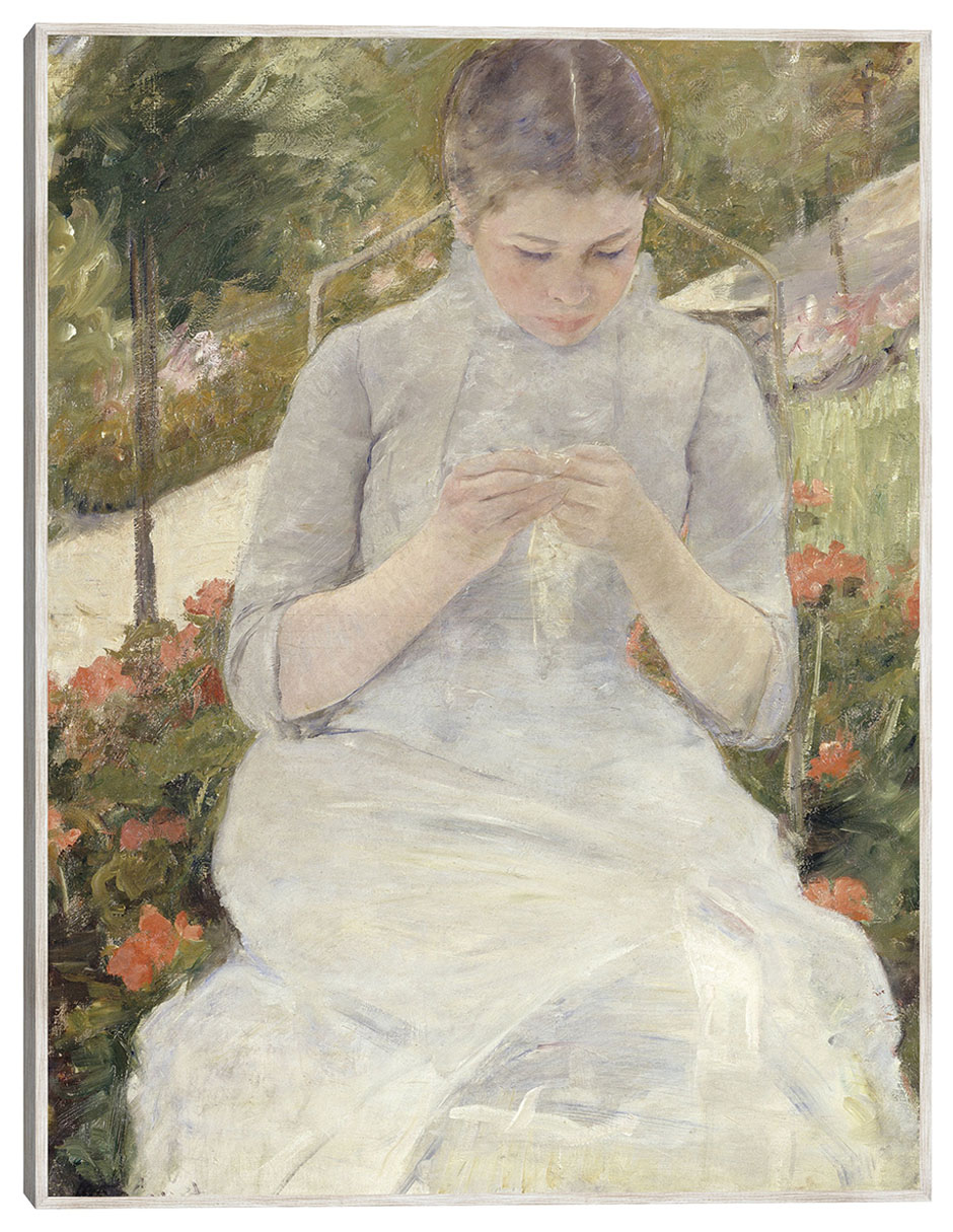 Cuadro decorativo La Muchacha Del Jardín (Entre 1880 y 1882) técnica mixta Retratos Cuadro decorativo La Muchacha Del Jardín (Entre 1880 y 1882) técnica mixta Retratos