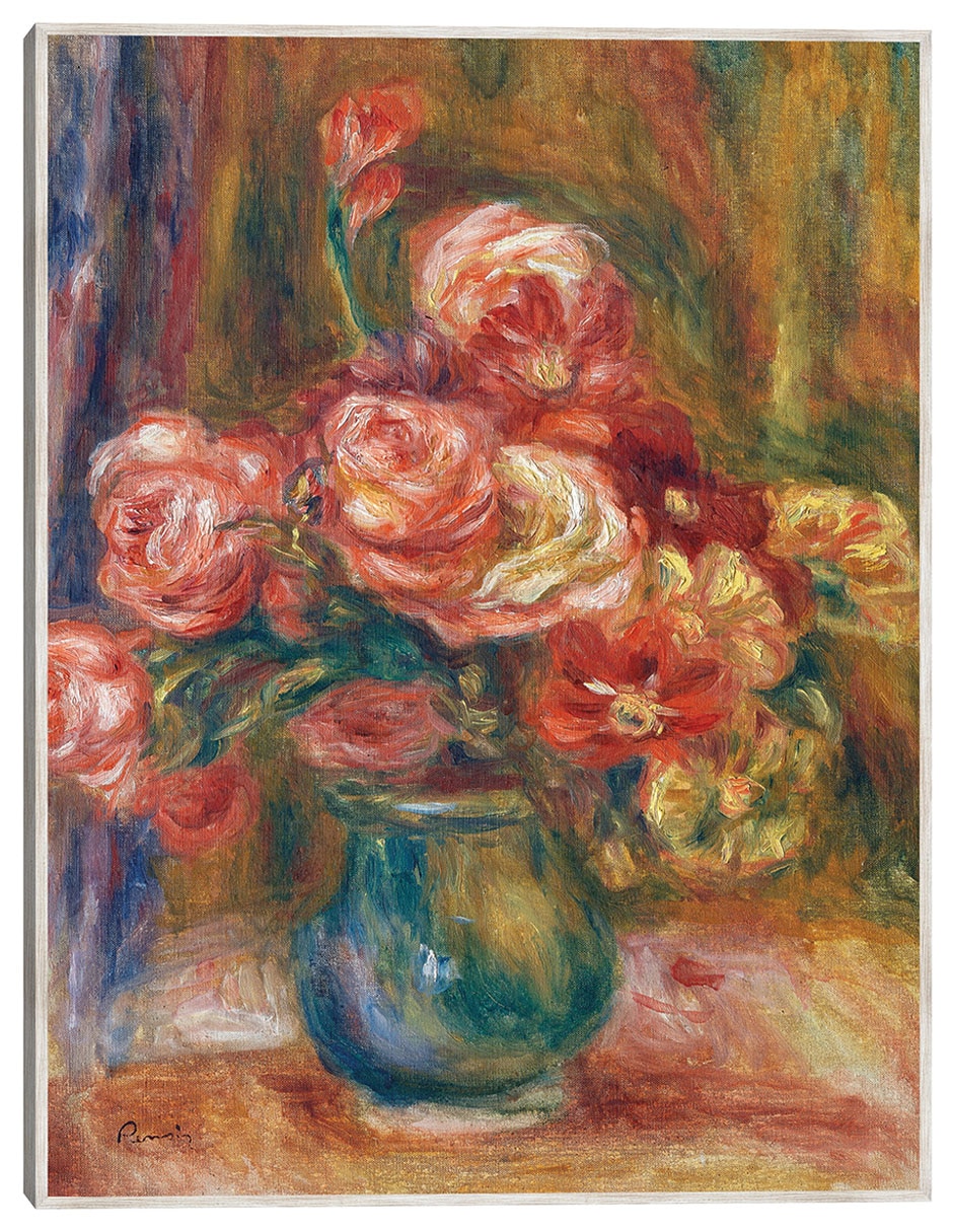 Cuadro decorativo Jarrón De Rosas (C. 1890-1900) técnica mixta Floreros Cuadro decorativo Jarrón De Rosas (C. 1890-1900) técnica mixta Floreros