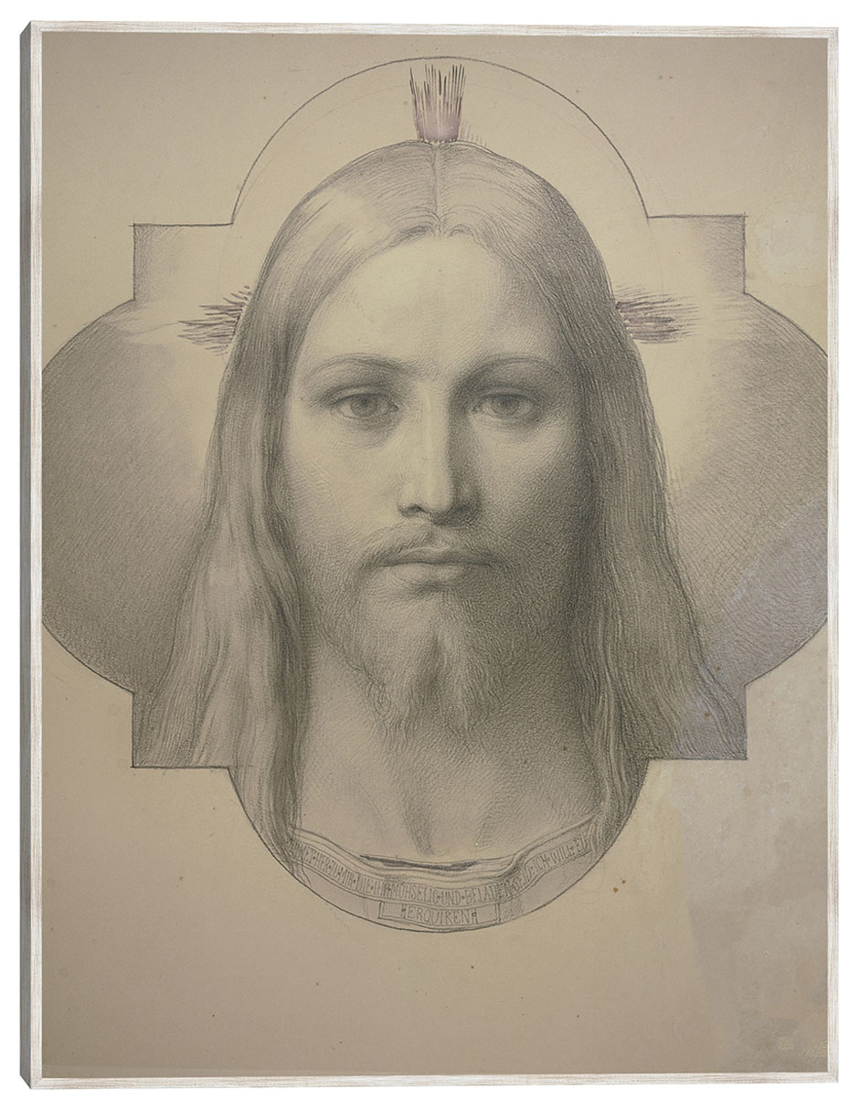 Cuadro decorativo La Cabeza De Cristo técnica mixta Figuras Celestiales Cuadro decorativo La Cabeza De Cristo técnica mixta Figuras Celestiales