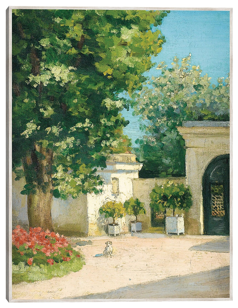 Cuadro decorativo El Pórtico De La Casa Familiar (Hacia 1875) técnica mixta Campos Cuadro decorativo El Pórtico De La Casa Familiar (Hacia 1875) técnica mixta Campos