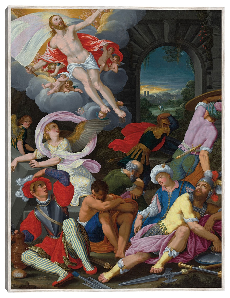 Cuadro decorativo La Resurrección De Cristo (1622) técnica mixta Figuras Celestiales Cuadro decorativo La Resurrección De Cristo (1622) técnica mixta Figuras Celestiales
