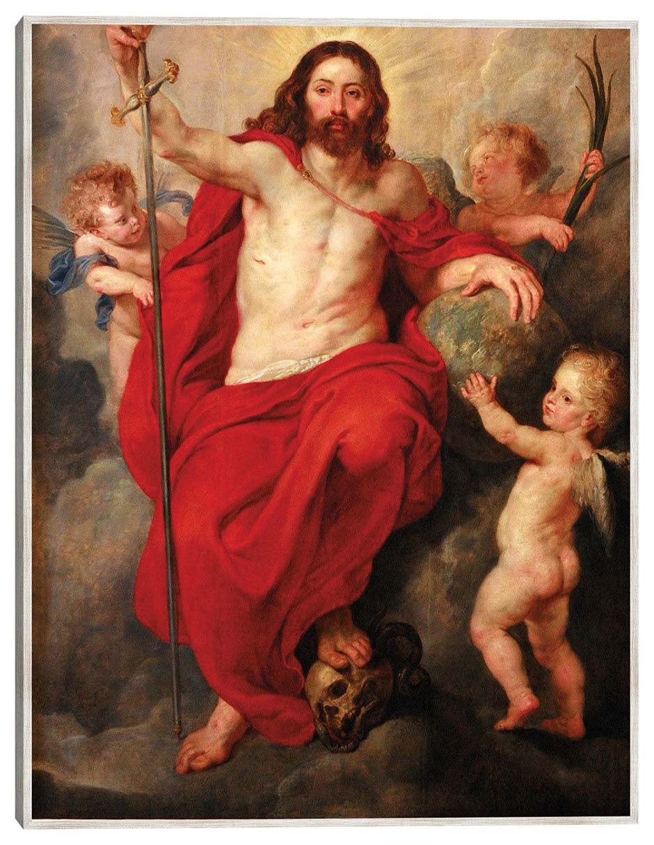 Cuadro decorativo Cristo Triunfando Sobre La Muerte y El Pecado (Hacia 1615-1616) técnica mixta Figuras Celestiales Cuadro decorativo Cristo Triunfando Sobre La Muerte y El Pecado (Hacia 1615-1616) técnica mixta Figuras Celestiales