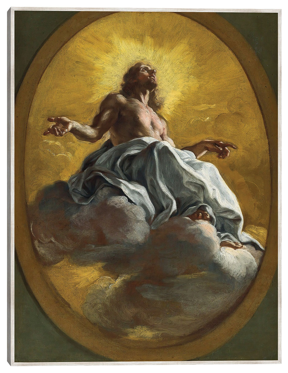 Cuadro decorativo Cristo En Gloria técnica mixta Figuras Celestiales Cuadro decorativo Cristo En Gloria técnica mixta Figuras Celestiales