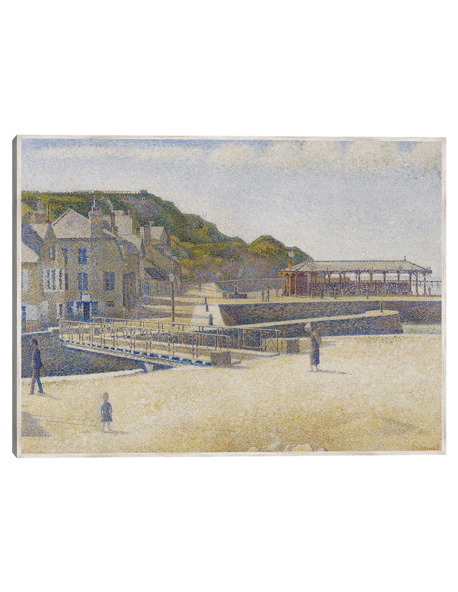 Cuadro decorativo Puerto-En-Bessin (1888) técnica mixta Playas Cuadro decorativo Puerto-En-Bessin (1888) técnica mixta Playas