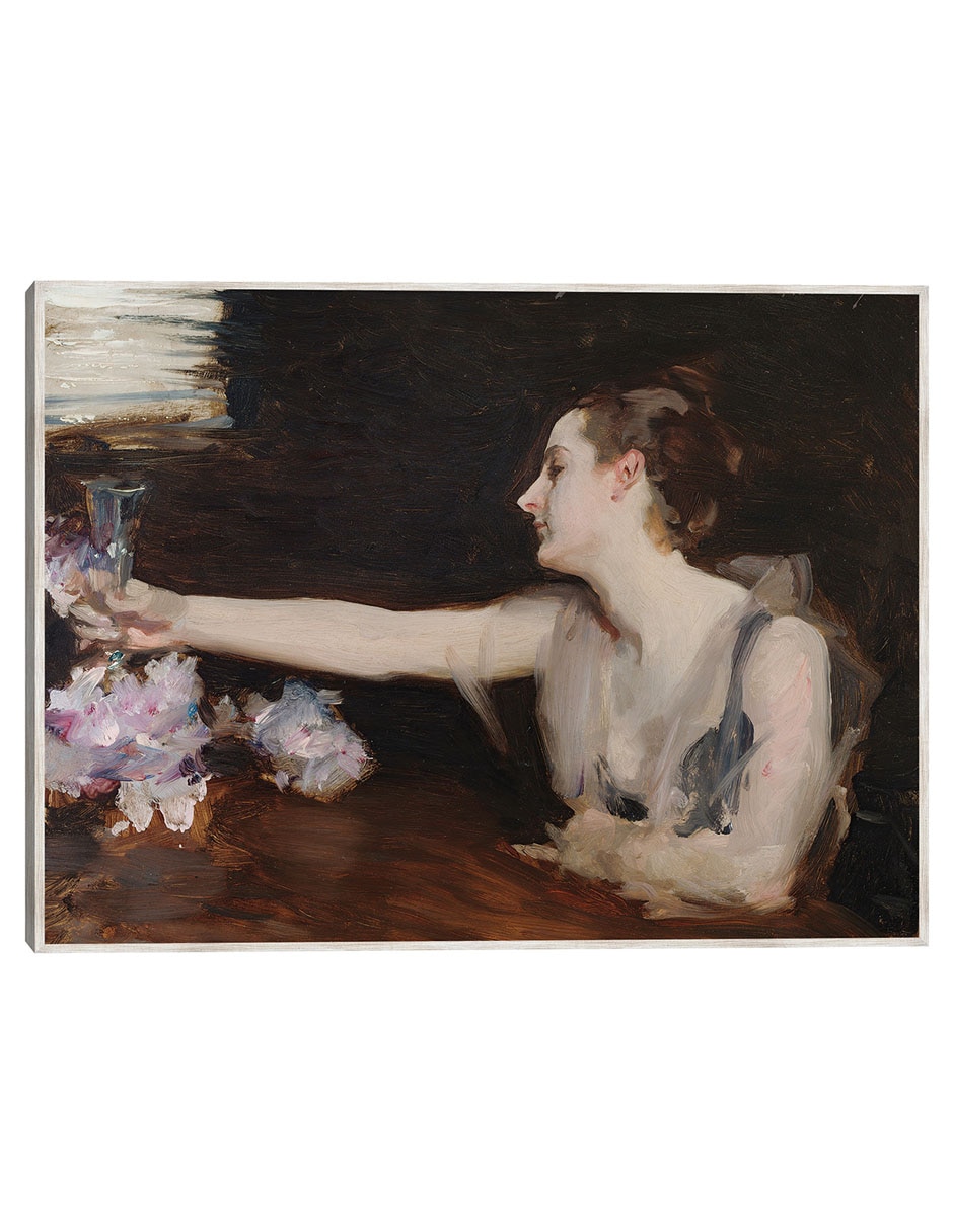 Cuadro decorativo Madame Gautreau Brindando (1882-1883) técnica mixta Retratos