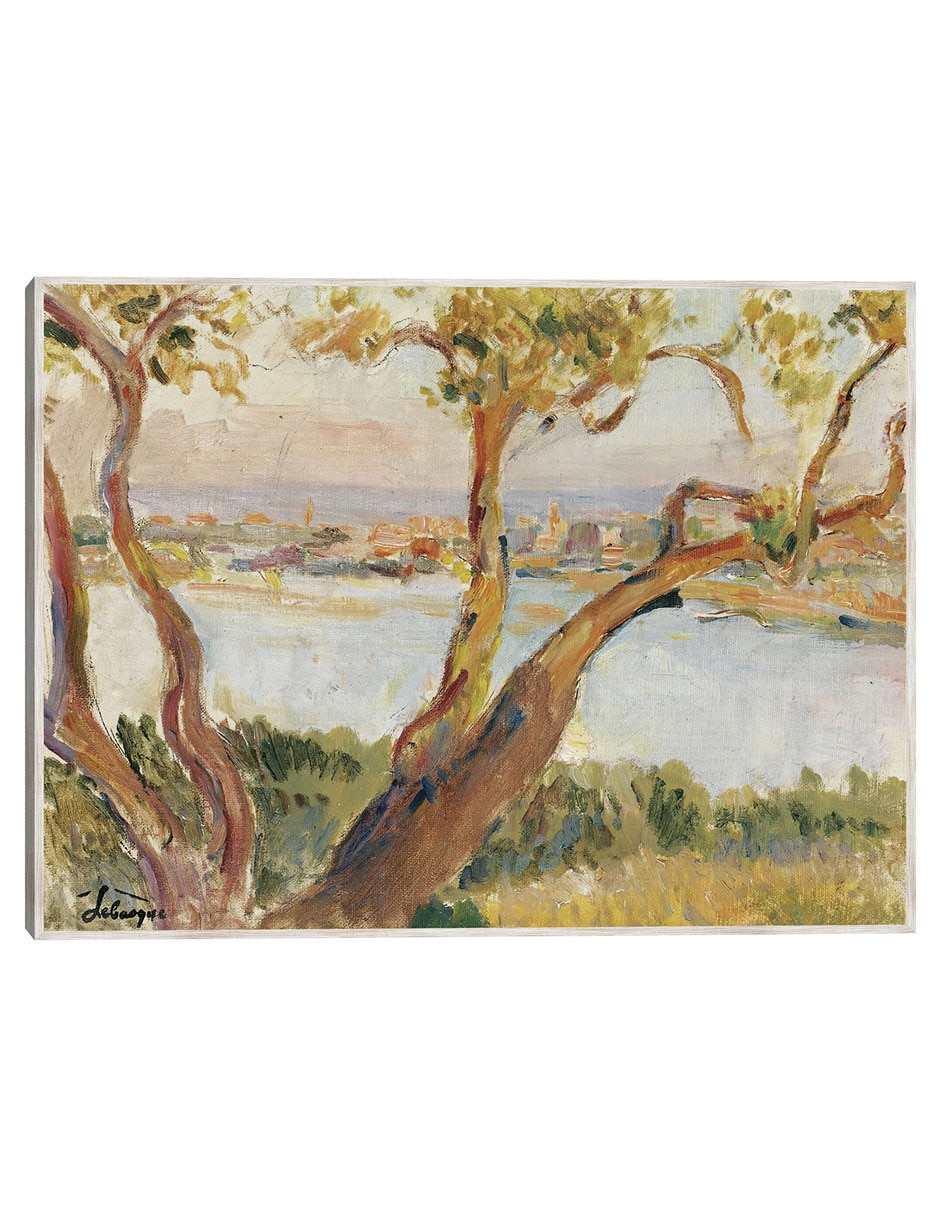 Cuadro decorativo Vista De Antibes técnica mixta Lagos Cuadro decorativo Vista De Antibes técnica mixta Lagos