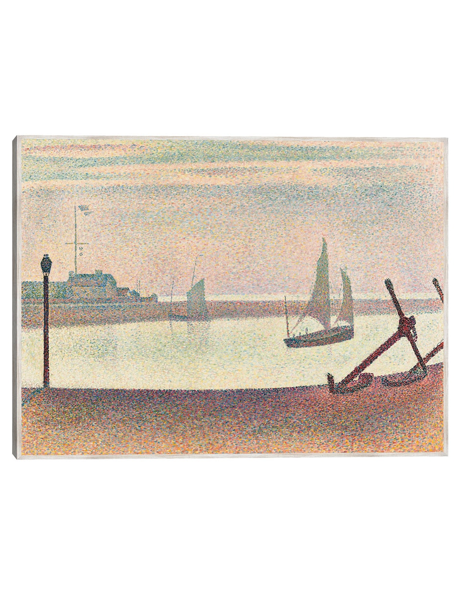Cuadro decorativo El Canal De Gravelines, Por La Tarde técnica mixta Navegación