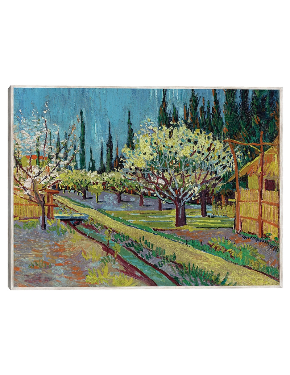 Cuadro decorativo Huerto Bordeado De Cipreses (1888) técnica mixta Caminos