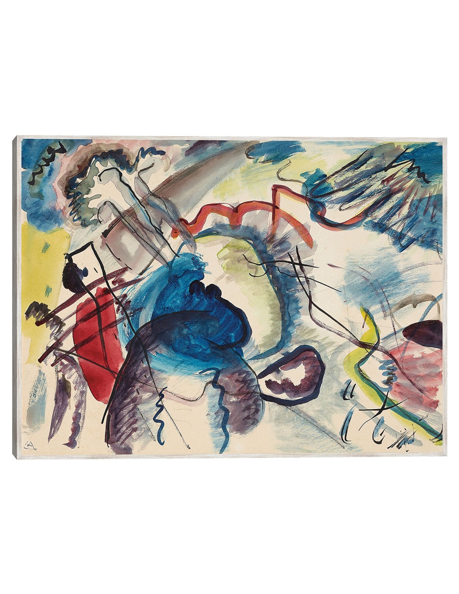 Cuadro decorativo Cuadro decorativo Borrador De Composición Vii (1913) técnica mixta Colores