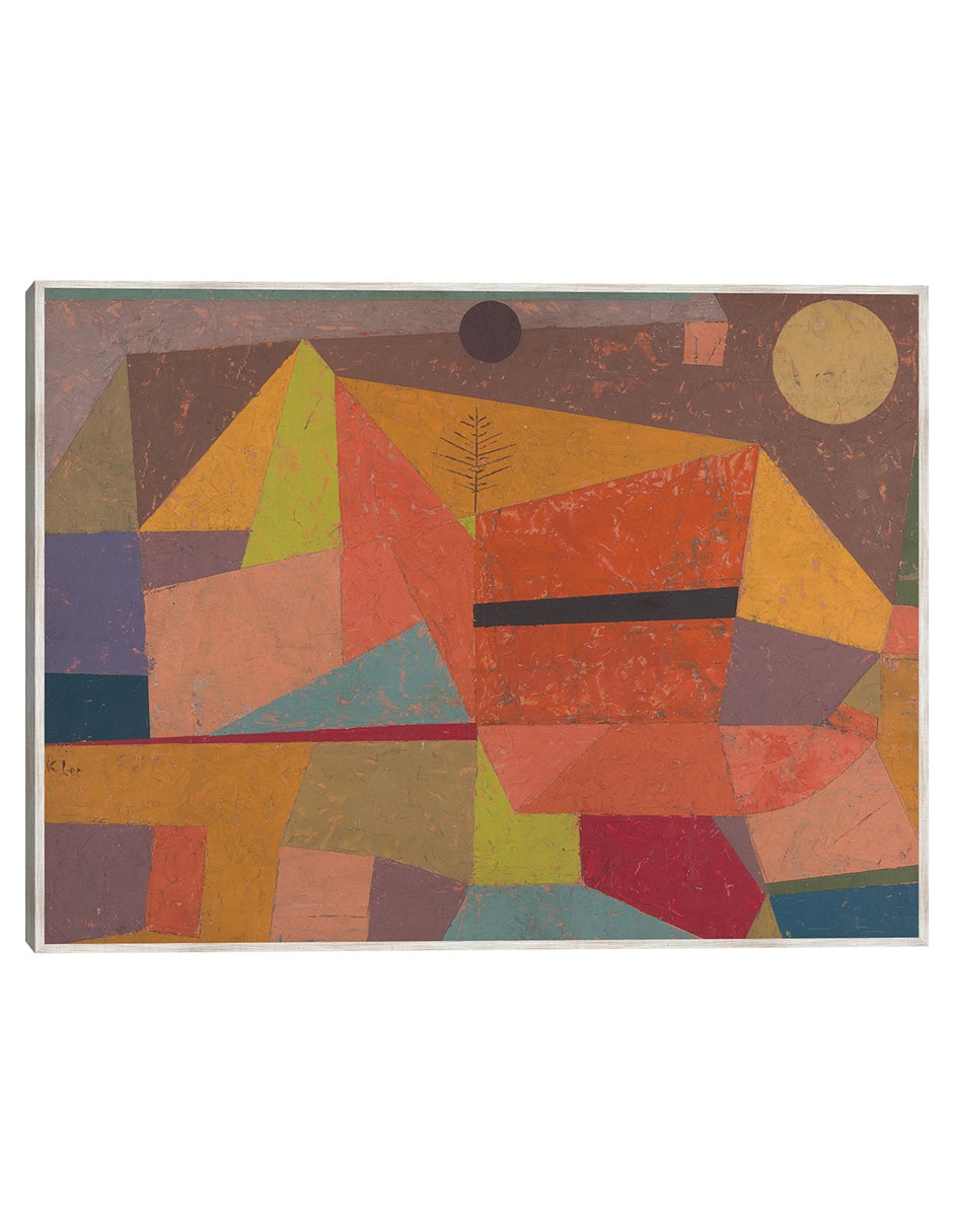 Cuadro decorativo Alegre Paisaje De Montaña (1929) técnica mixta Colores