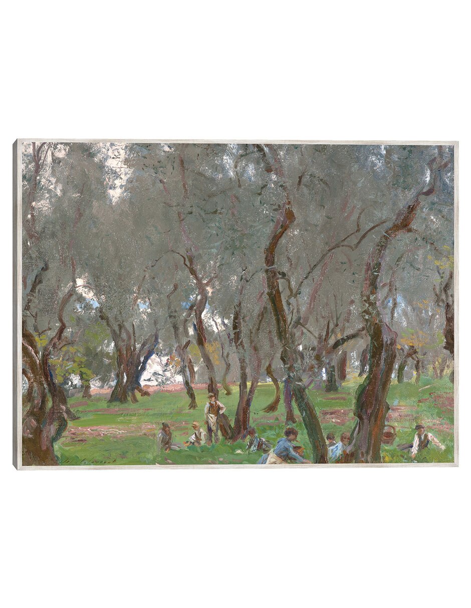 Cuadro decorativo El Olivar (1910) técnica mixta Bosques