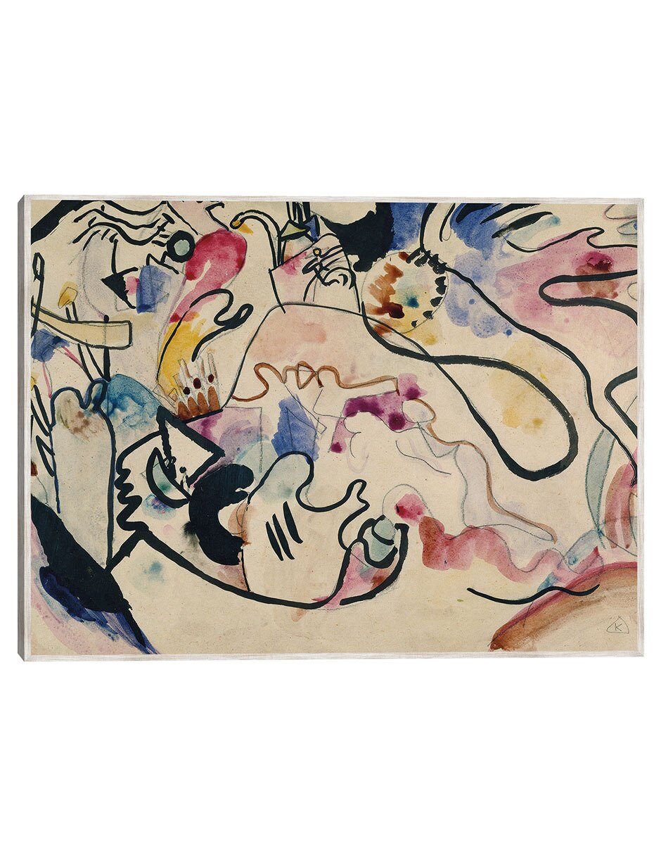 Cuadro decorativo Aquarell Nr. 8 Jüngster Tag (1911) técnica mixta Cuadro decorativo Aquarell Nr. 8 Jüngster Tag (1911) técnica mixta