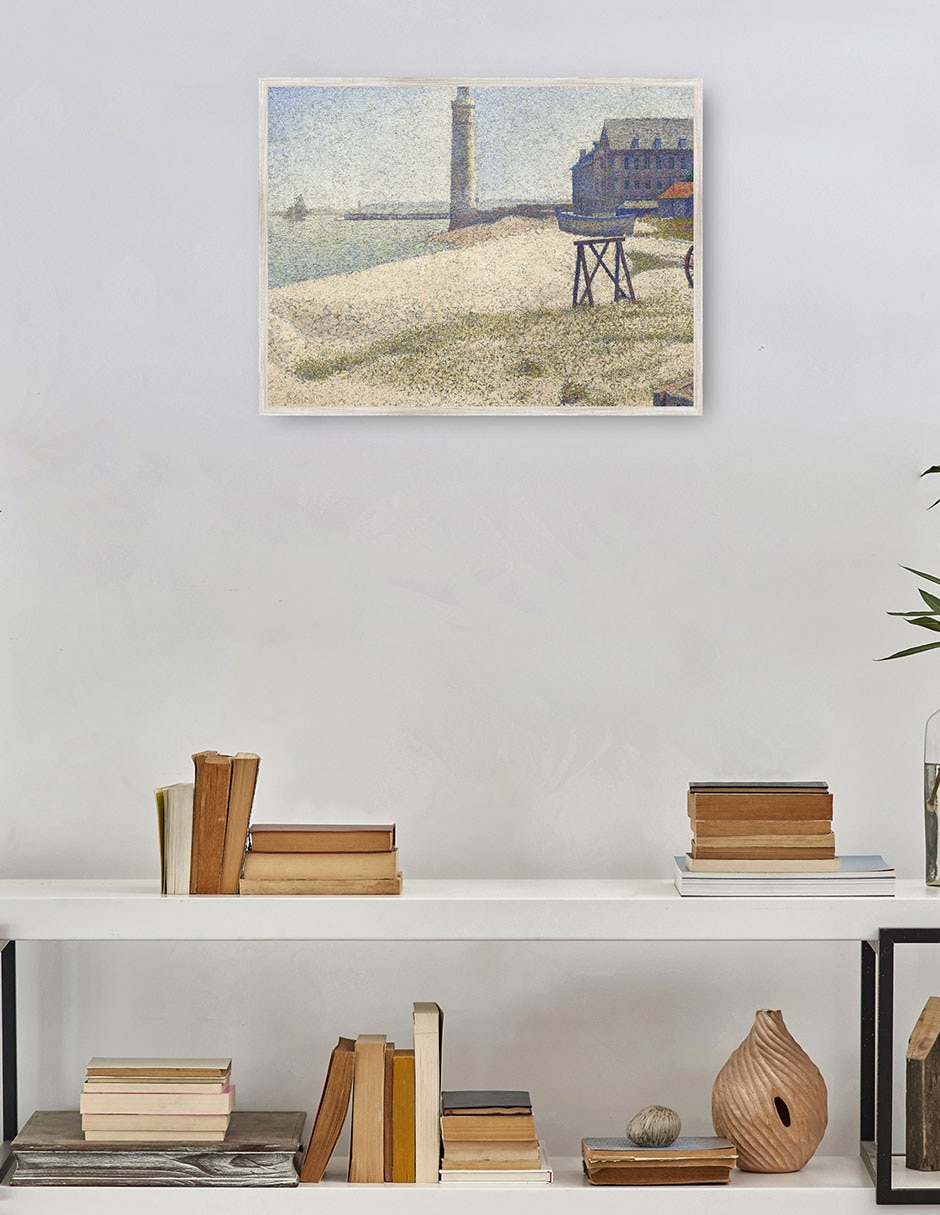 Cuadro decorativo El Faro De Honfleur (1886) técnica mixta Faros 4