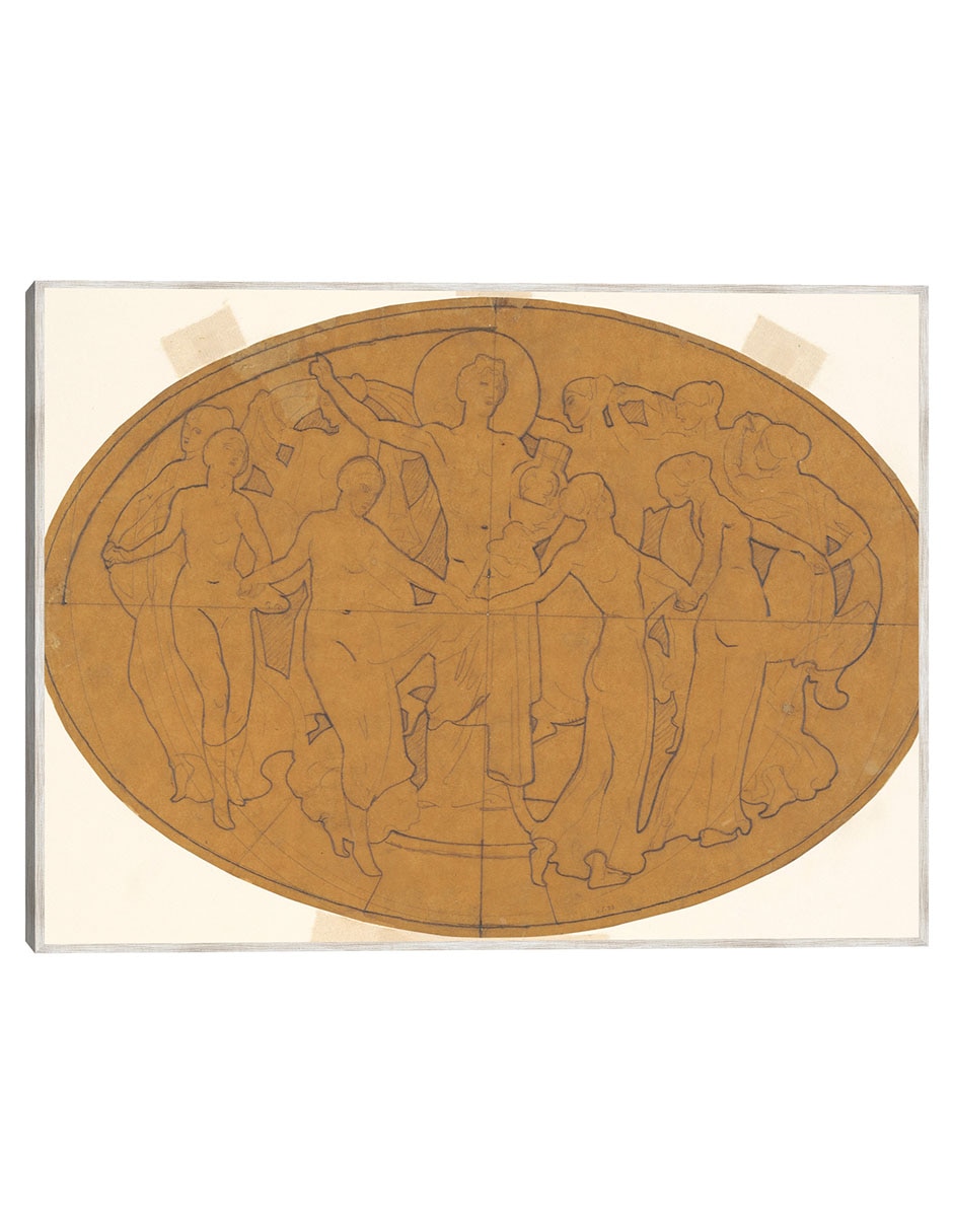 Cuadro decorativo Estudio Para Apolo y Las Musas (Hacia 1921) técnica mixta Arte Cuadro decorativo Estudio Para Apolo y Las Musas (Hacia 1921) técnica mixta Arte