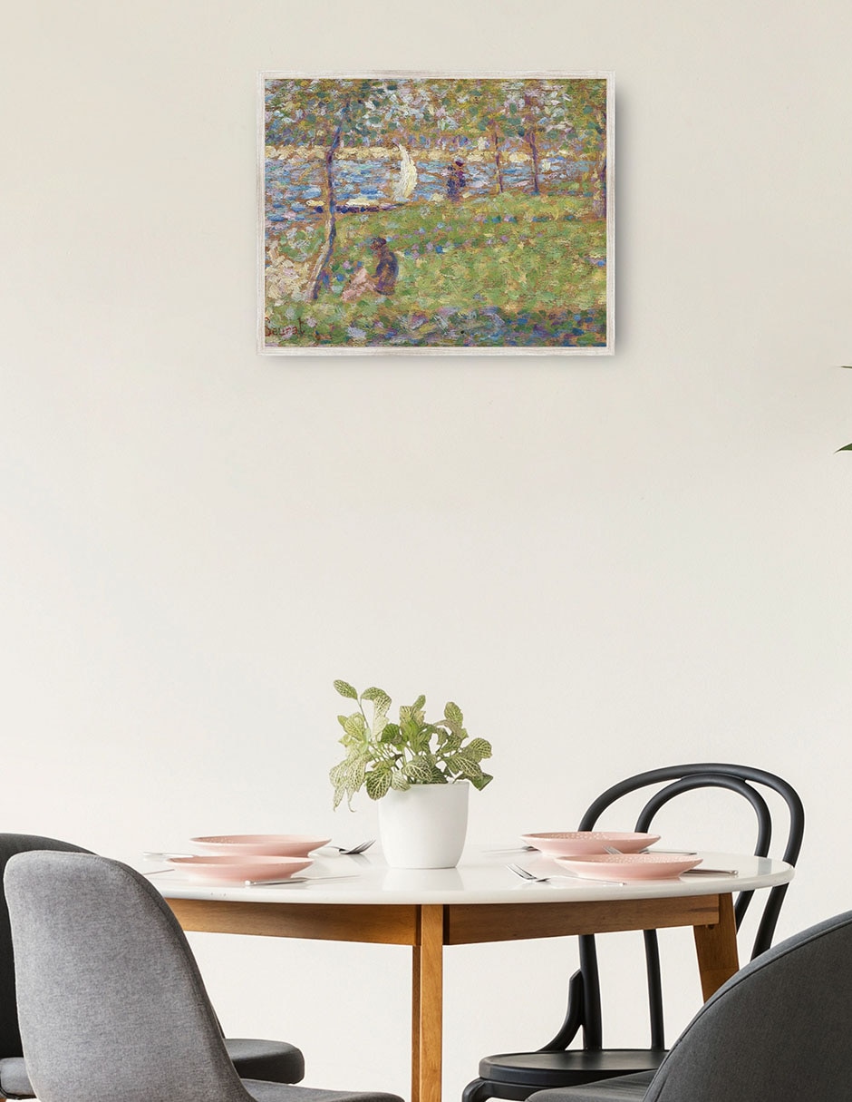 Cuadro decorativo Estudio Para La Grande Jatte (1884-1885) técnica mixta Lagos 4